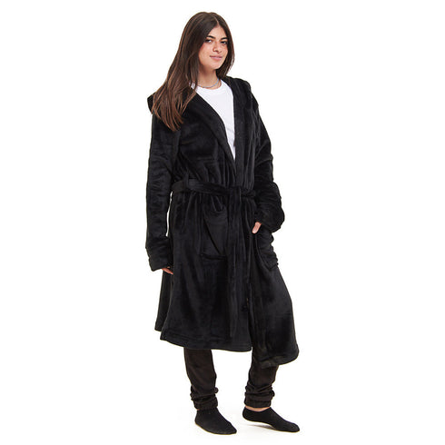 Snuggs Blanket Robe "Black"